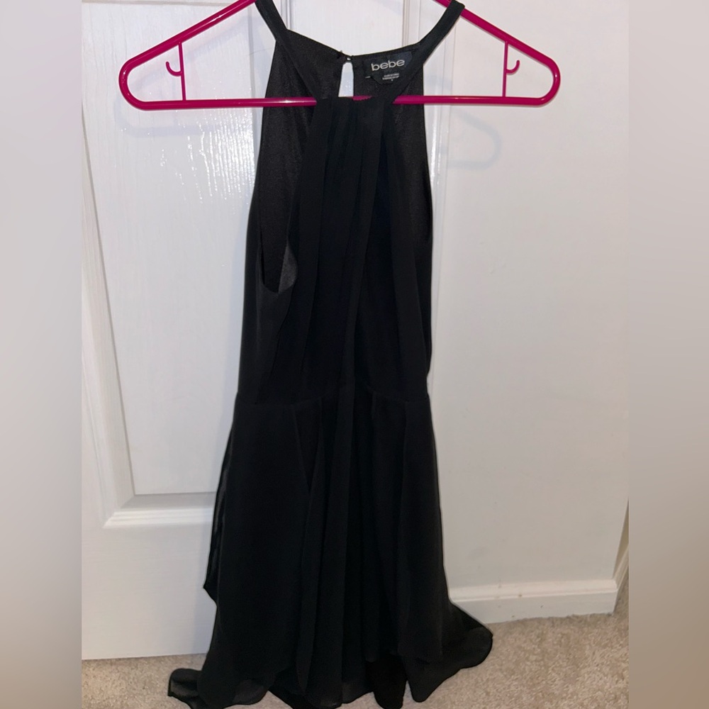 Bebe black mini dress